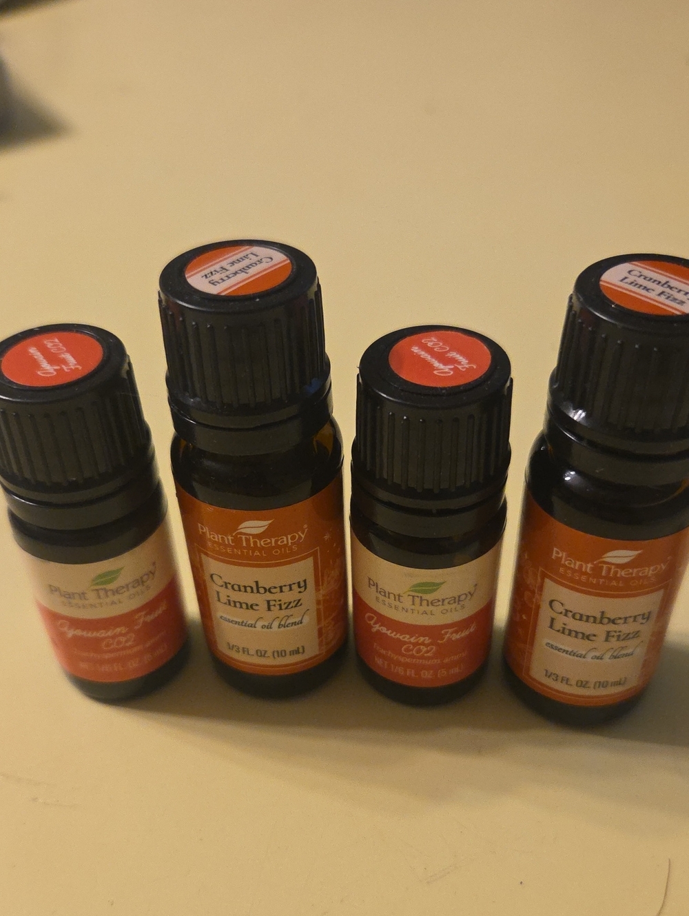 4 Plant Therapy Essential Oils